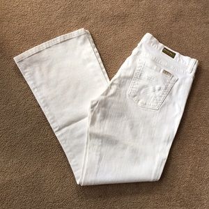 🤍David Kahn White Denim Jeans